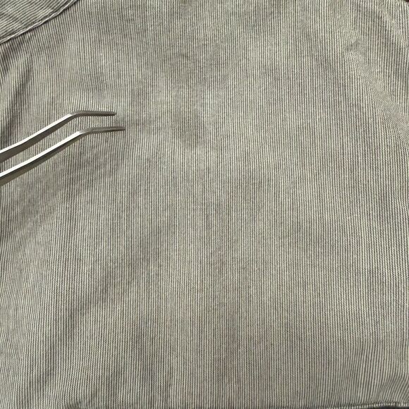 Fender Long Sleeve Button Up Washed Gray Reverse Cuff Men's Shirt Medium *SPOT* - Picture 16 of 16